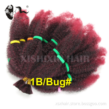 2016 competitive price best quality afro kinky hair extensions bulk for dreadlocks